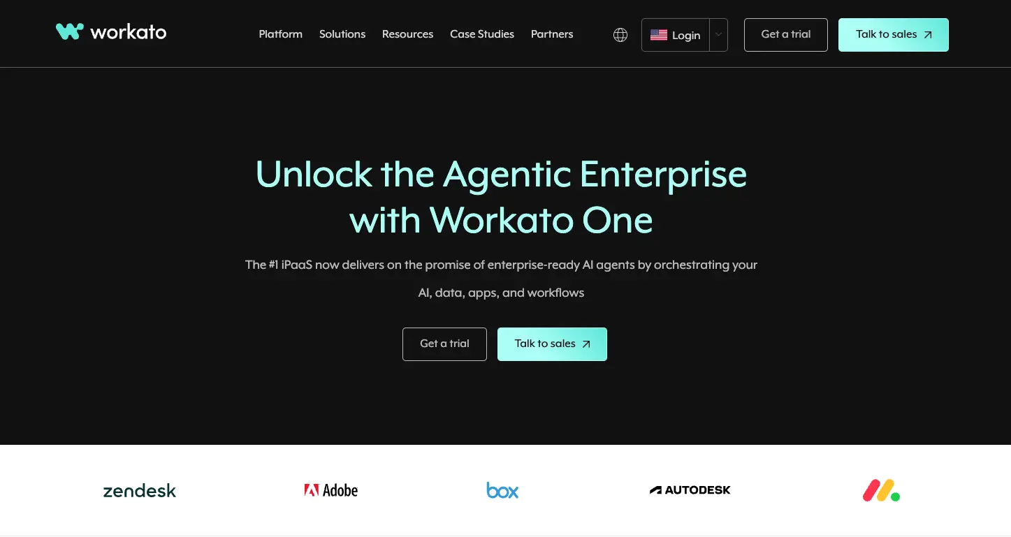 AI automation tools: Workato